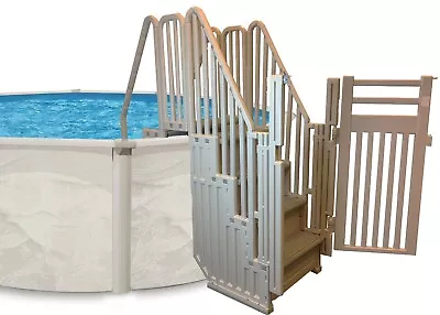 $1298.96 • Buy Confer Above Ground Swimming Pool Step Entry System W/ Closure - (Choose Color)