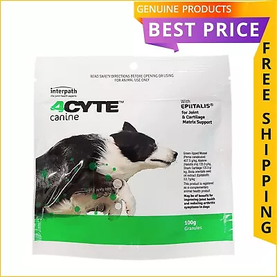 4Cyte Canine Joint Support 100 Gm Granules Supplement For Dogs • $84.94