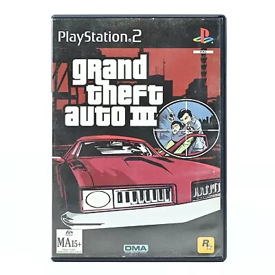 Grand Theft Auto III - Black Case - Sony Playstation 2 / PS2 Game - PAL! • $20.99