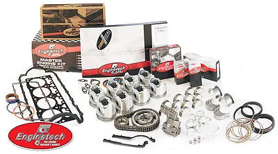 Enginetech Prem Engine Rebuild Kit For 86-92 Fits Chevy GMC 262 4.3L V6 Vortec • $318.77