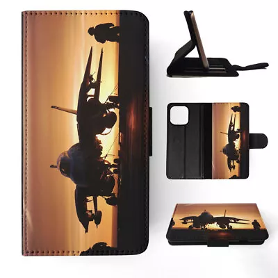 Flip Case For Apple Iphone|fighter Jet Plane In Sunset #1 • $19.95