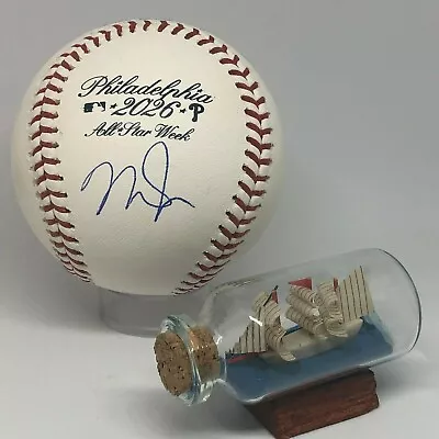 Mike Trout Signed Rawlings 2026 All Star Logo Baseball MLB HOLO Rare HOF A1556 • $999