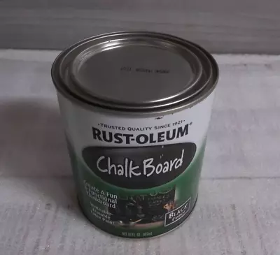 Rust-Oleum 206540 Chalkboard Brush-On BLACK Finish 30oz • $20