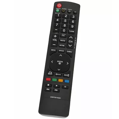 AKB72915206 Replacement Remote Control For LG 37LE5300UC 42LD420 42LD450 42LD450 • £7.43