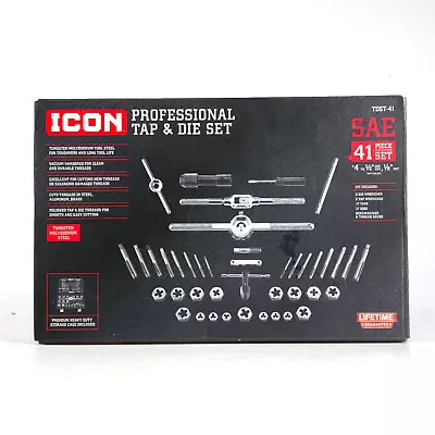 ICON TDST-41 SAE Tap And Die Set 41-Piece 59158 New • $69