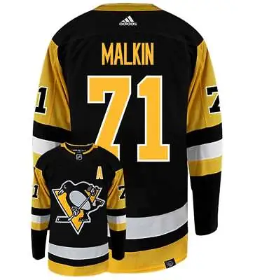 $229 • Buy Evgeni Malkin Pittsburgh Penguins Adidas Primegreen Authentic NHL Hockey Jersey