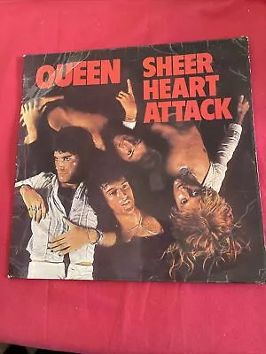 Queen Sheer Heart Attack Vinyl LP UK Record • £7.50