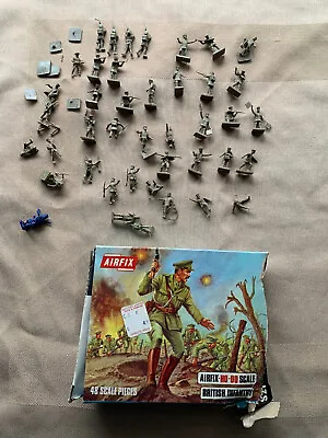 Vintage Airfix HO & 00 Scale British Infantry # S27-50 1969 Made In England • $5.49