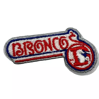 Vintage NOS NFL Denver Broncos Football Iron On Embroidered Patch 3x1.5  • $5