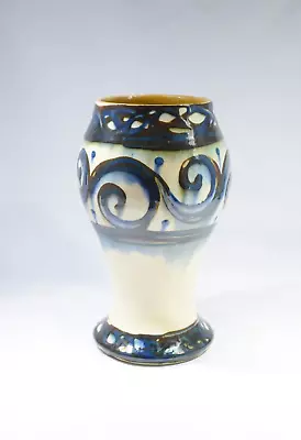 Herman Kahler Denmark 1920’-30's Vase Signed  HAK Hand Painted  9.5” Art Pottery • $275.99