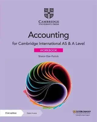 Cambridge International AS & A Level Accounting Workbook With Digital Access (2  • £13.75