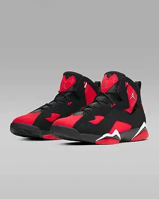 Nike Air Jordan True Flight Shoes Black University Red CU4933-001 Mens Sizes NEW • $109.94