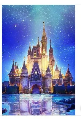 $13.95 • Buy Aus Seller..DIY 5D DIAMOND PAINTING..DISNEY CASTLE...30x40cm  Full Drill