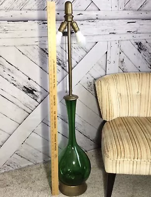 Mcm Floor Lamp 4 Feet Tall VTG Art Glass Arthur Percy GULLASKRUF Sweden MODERN • $1200