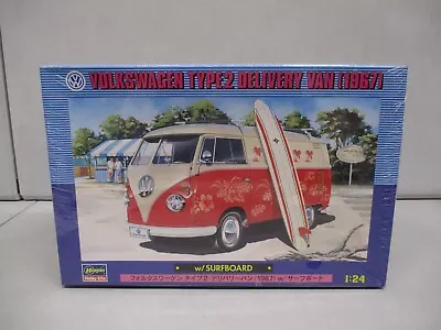 Hasegawa 1967 Volkswagen Type 2 Delivery Van With Surf Board 1/24 • $39.99