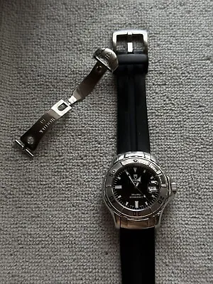 Tudor Hydronaut Prince Date Ref. 89190 Stainless Steel Rubber Strap Watch • $1900