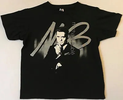 MICHAEL BUBLE Brooklyn New York 2013 Junior Size Small Black T-Shirt • £10.61