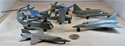 Marx Airplane Aircraft Helicopter Military Planes Set • $14.99