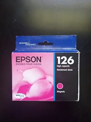 EXP. 01/2020 Epson 126 High Capacity Magenta Ink Cartridge For Epson NX330 • $12