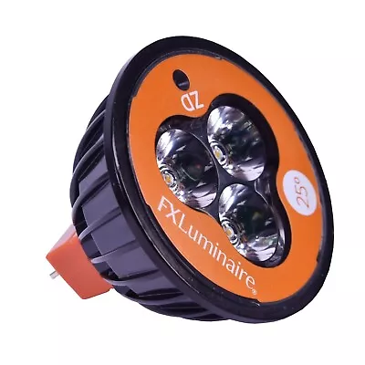 FX Luminaire LED ZD MR-16 20W 25° Narrow Flood Zoning & Dimming Luxor Lamp Bulb • $26.95
