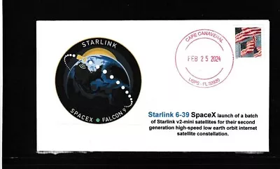 SpaceX Starlink 6-39  Launch Cover - Only 4 Covers Made • $3