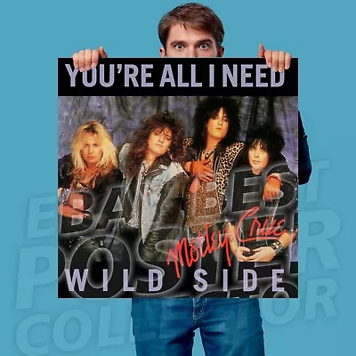 MOTLEY CRUE Your All I Need BANNER HUGE Vinyl Poster Tapestry • $97.25