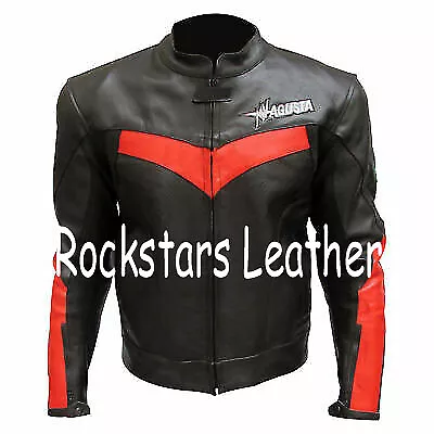 2020 Mv Agusta Leather Motorcycle Jacket 100% Cowhide Leather • $224.02