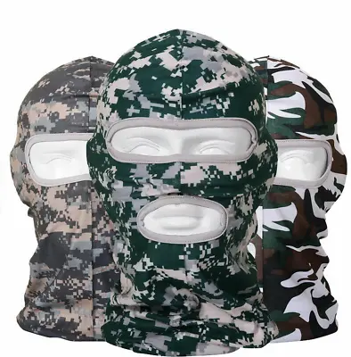 $6.99 • Buy Camouflage Balaclava Face Mask UV Protection Ski Sun Hood Tactical Masks For Men