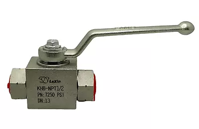 LXHigh Pressure Ball Valve 1/2  NPT Hydraulic Valve Shut-Off KHB Ball Valve • $21.99