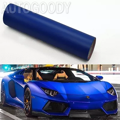 12  X 60  Matte Royal Blue Vinyl Film Wrap Sticker Decal Bubble Free Air Release • $8.82