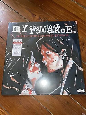 My Chemical Romance Three Cheers For Sweet Revenge Vinyl LP  Red/Clear Splatter • $375