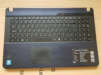 £25.90 • Buy Advent Monza N2 Palmrest & UK Keyboard C1 E1 N1 N2 N3 Touchpad Speakers Buttons