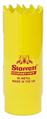 £6.51 • Buy New Starrett FCH0058 Bi Metal Fast Cut Hole Saw 16mm The Fast Cut Saw Combine U