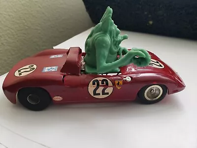 Ferrari 275p Roadster Monogram Red 1/24 Slot Car With Rat Fink Nice Chassis Runs • $65