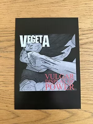 Dragon Ball Z Vegeta X Pantera Tribute - A5 Art Print Poster By JPixel DigiArt • $10