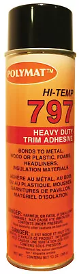 Polymat 797 High-Temp Adhesive Automotive Vehicle Car HEADLINER GLUE [160F] • $18.77