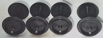 G-scale - 4 Plastic Solid Wheels  -  Black  -  Fits Lgb-aristo-usa Etc...trains • $6.99