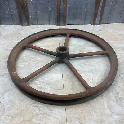 Vintage Industrial Steampunk Pulley Lamp Base Project ￼Bbg Repurpose • $19.99