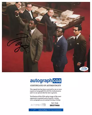 Idris Elba Signed 8x10 Photo Proof Acoa Autographed Mandela Racc • $46.17