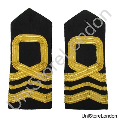 Epaulette Naval Curved Hard Square Curl For Lt. Commander R961 • $35.44