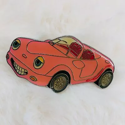 Vtg Chevron W/ Techron Enamel Pink Hope Car Advertising Lapel Pin • $7.99