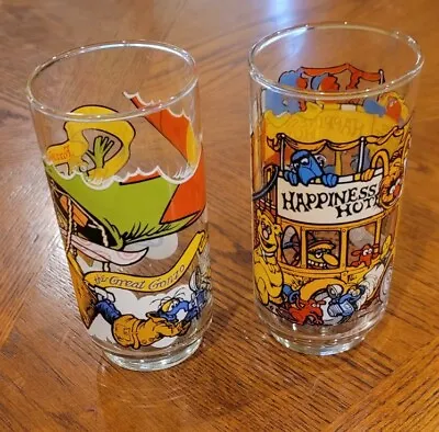 Mcdonalds Muppets Glasses ( Lot Of 2) The Great Muppet Caper 1981 Vintage • $22.99