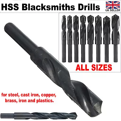 HSS Blacksmith Drill Bit Stepped 13mm Shank Bits All Sizes 13.5mm - 40mm Metal • £5.19