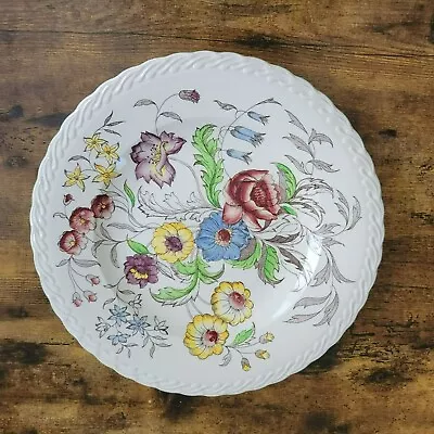 Vintage Vernon Kilns Round Platter 14  May Flower; USA Made 1940-1953 Fall Dish • $32