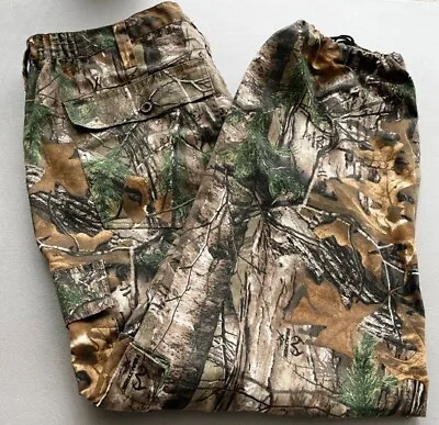 Realtree Camo Cotton/Polyester XL Cargo Pants Hunting Outdoors 32  Inseam • $19.99