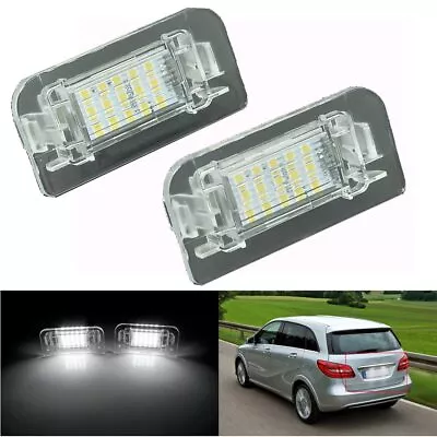 2Pcs LED Number License Plate Lights For Mercedes Benz B-Class W246 W242 Canbus • $12.98