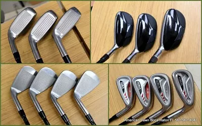 Adams Idea A3 Boxer Hybrid 3-5 Iron 6 7 9 P Set ProLaunch Red Graphite R Flex RH • $252.41