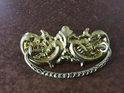 Vintage Anglo-American Brass Co ~ Stamped Drawer Handles. Brass Bail Pulls. 3” • $3.50