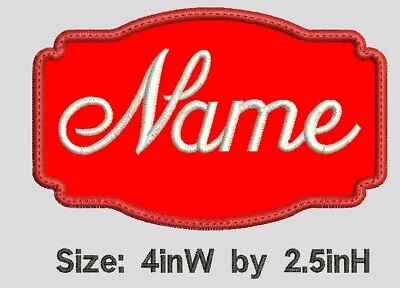 $2.99 • Buy **love It** Custom Name Embroidered Patch, 4x2.50, Iron On/ Sew On, Fast Shippin