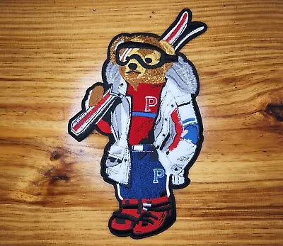 $30 • Buy 10  Chenille Iron-on Ski Bear Patch. No Sewing Needed!!!